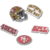 NFL San Francisco 49ers 5’li Paket Jibbitz Ayakkabı Süsleri NFL San Francisco 49ers 5’li Paket Jibbitz Ayakkabı Süsleri