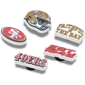 NFL San Francisco 49ers 5’li Paket Jibbitz Ayakkabı Süsleri