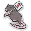 Nyc Rats Run the City Jibbitz Süsleri