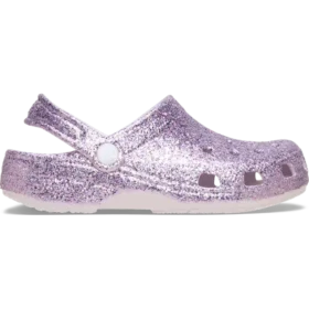 Çocuk Classic Clog Kalın Glitter Sabol