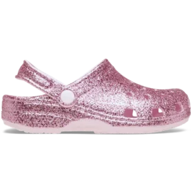 Çocuk Classic Clog Kalın Glitter Sabol