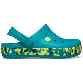 Çocuk Crocband Glow Konfeti Bantlı Clog