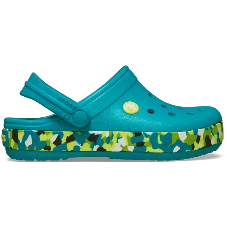 Çocuk Crocband Glow Konfeti Bantlı Clog Çocuk Crocband Glow Konfeti Bantlı Clog