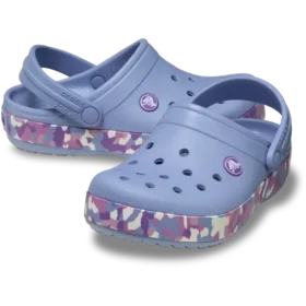 Çocuk Crocband Glow Konfeti Bantlı Clog