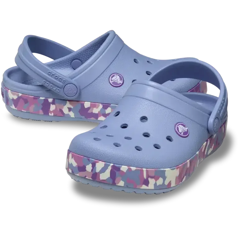 Çocuk Crocband Glow Konfeti Bantlı Clog Çocuk Crocband Glow Konfeti Bantlı Clog