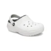 Çocuk Crocs Classic Clog spor sandaletleri “Beyaz Gri”