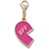 Pembe Glitter Bff Charm Sol Jibbitz Ayakkabı Süsü