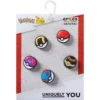Poke Ball 5’li Paket Jibbitz Süsleri