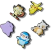 Pokemon Çeşitli 5’li Paket Jibbitz Süsleri