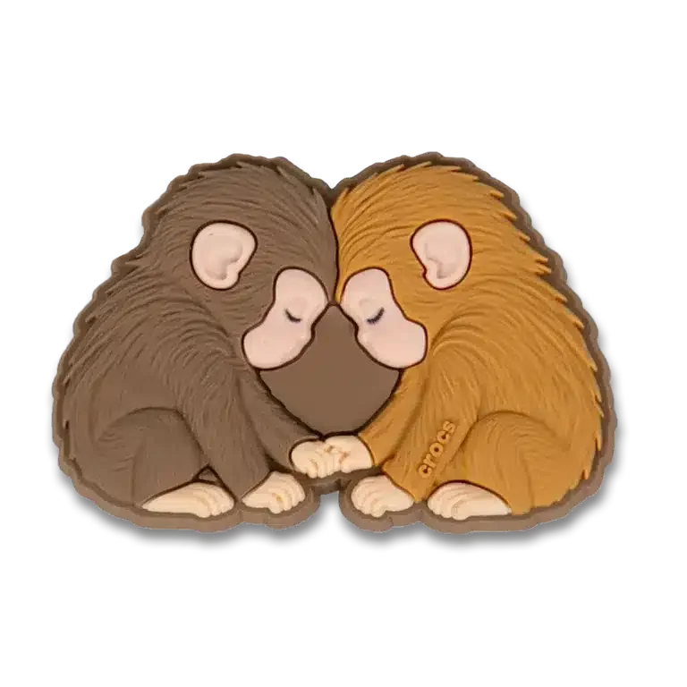 Punch the Monkey and His Bestie Jibbitz Ayakkabı Süsü Punch the Monkey and His Bestie Jibbitz Ayakkabı Süsü