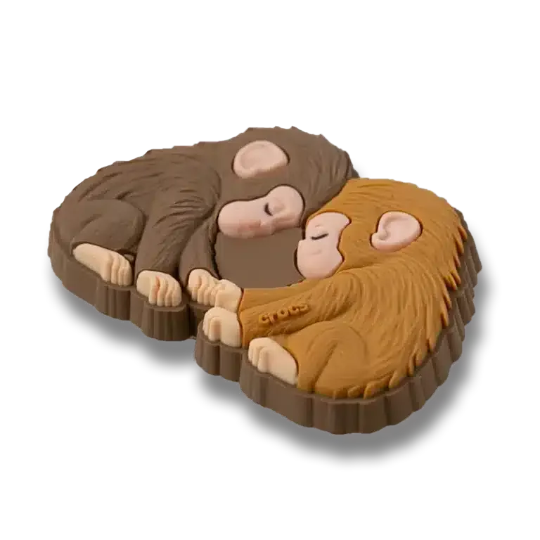 Punch the Monkey and His Bestie Jibbitz Ayakkabı Süsü Punch the Monkey and His Bestie Jibbitz Ayakkabı Süsü