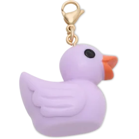 Purple Rubber Duck Jibbitz Ayakkabı Süsü