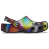 Renkli Crocs Beach Unisex Çok Renkli Siyah Sandaletler