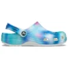 Renkli Crocs Plaj Unisex Çok Renkli Beyaz Sandaletler
