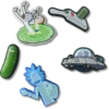 Rick and Morty 5’li Jibbitz Süsleri Seti