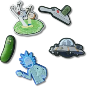 Rick and Morty 5’li Jibbitz Süsleri Seti