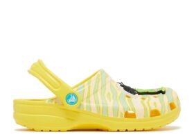 Ron English x Classic Clog Çocuk ‘Party Animals – Zebra Lemon’