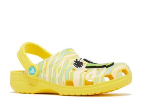 Ron English x Classic Clog Çocuk ‘Party Animals – Zebra Lemon’