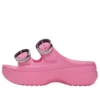 Saturday Platform Dipped Buckle Sandalet “Pink Lemonade”
