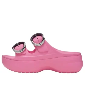 Saturday Platform Dipped Buckle Sandalet “Pink Lemonade”