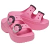 Saturday Platform Dipped Buckle Sandalet “Pink Lemonade”