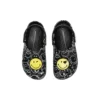 Smiley World Classic Clogs “Siyah Beyaz Sarı”
