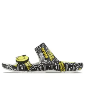 SmileyWorld x Classic Sandal “Siyah Beyaz”