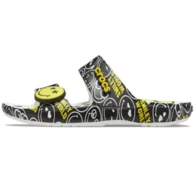 SmileyWorld x Classic Sandal “Siyah Beyaz”