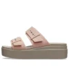 Soluk Pembe Brooklyn Sandalet “Kahverengi Bej”