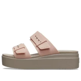 Soluk Pembe Brooklyn Sandalet “Kahverengi Bej”