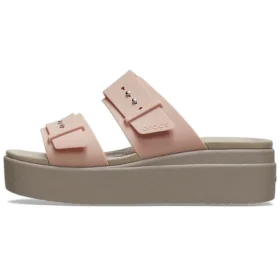 Soluk Pembe Brooklyn Sandalet “Kahverengi Bej”