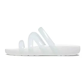 Splash Parlak Strappy Sandal “Beyaz”