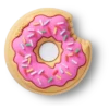 Sprinkle Donut Bite Jibbitz™ Süsleri