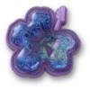 Squish Mor Hibiscus Jibbitz Süsleri