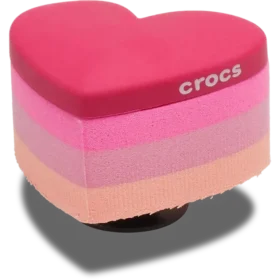 Stacked Pink Heart Jibbitz™ Süsleri