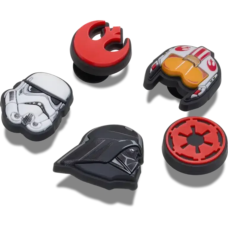 Star Wars Sembolleri 5’li Paket Jibbitz Süsleri Star Wars Sembolleri 5’li Paket Jibbitz Süsleri