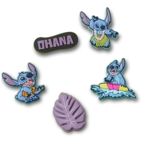 Stitch Tropical 5’li Paket Jibbitz Süsleri