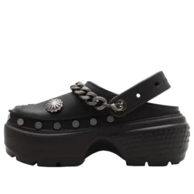 Stomp Süslemeli Clog “Siyah”