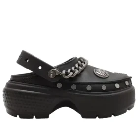 Stomp Süslemeli Clog “Siyah”