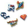 Superman 5’li Paket Jibbitz Süsleri