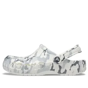 Unisex Bayaband Sandaletler – Beyaz Kamuflaj “Gri Beyaz”