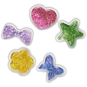 UV Işığıyla Renk Değiştiren Squish 5’li Paket Jibbitz Süsleri