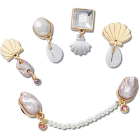 Yükseltilmiş İnci 5’li Paket Jibbitz Süsleri Yükseltilmiş İnci 5’li Paket Jibbitz Süsleri